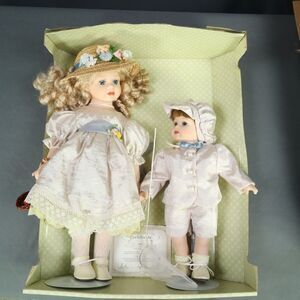 Classic Treasures Fine Bisque Porcelain Doll Set Boxed